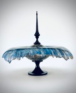 Blue Fountain lidded box